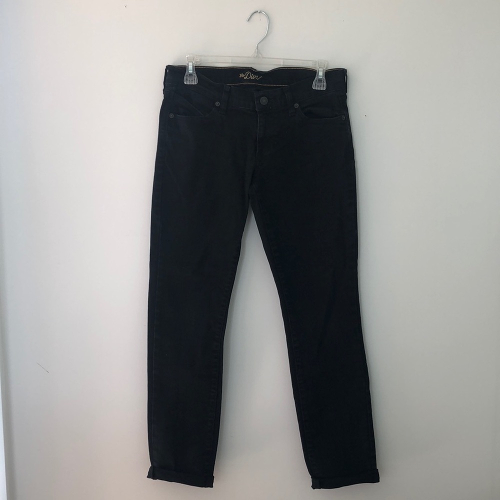 Black straight legged women’s jeans size 4